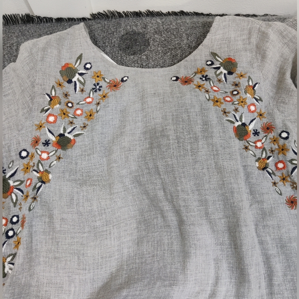 Promod Embroidered Top - Medium - Picture 7 of 8